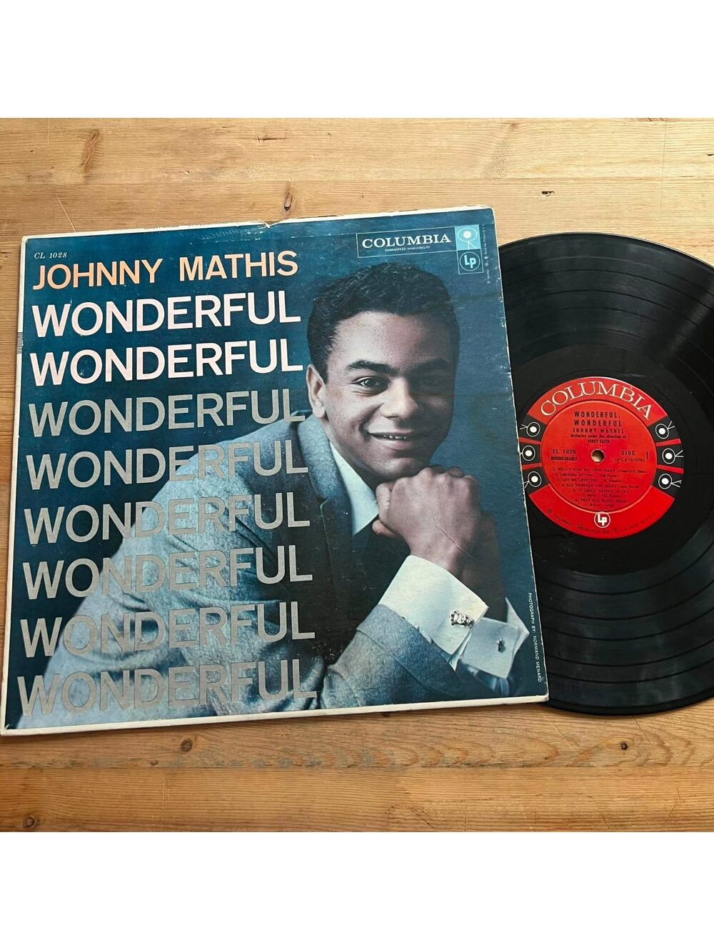 Johnny Mathis - Wonderful, Wonderful 33rpm VG+ VR20